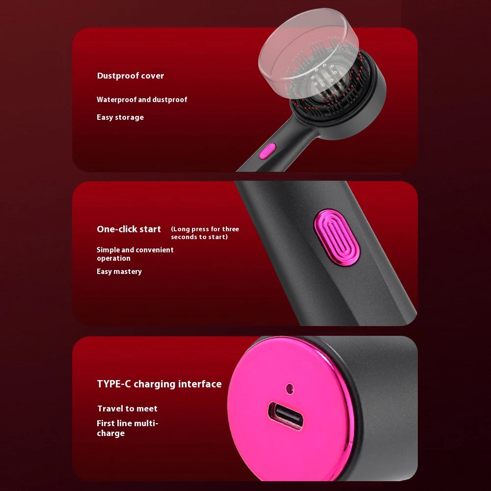 Elektrischer Massagekamm + ätherisches Haaröl 30 ml