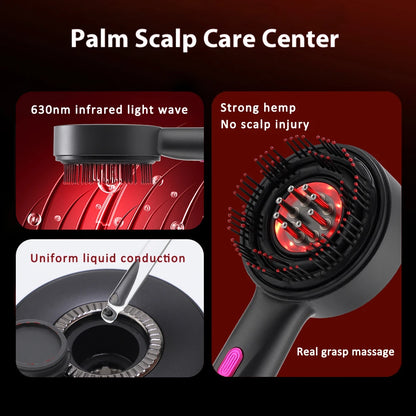 Electric Massage Comb + Hair Essential Oil 30ml