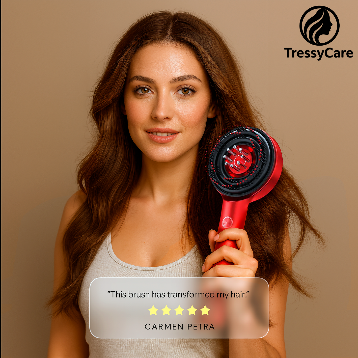 Electric Massage Comb + Hair Essential Oil 30ml